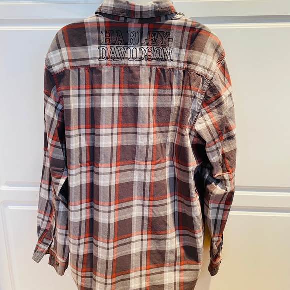HarleyDavidson Shirts Euc Mens Harley Davidson Flannel Size L